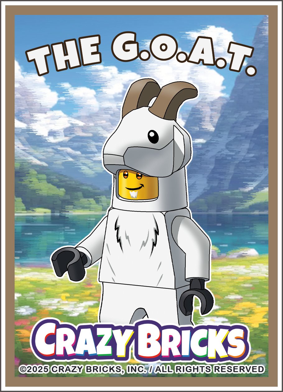 The G.O.A.T. - Limited Edition Minifig | Crazy Bricks